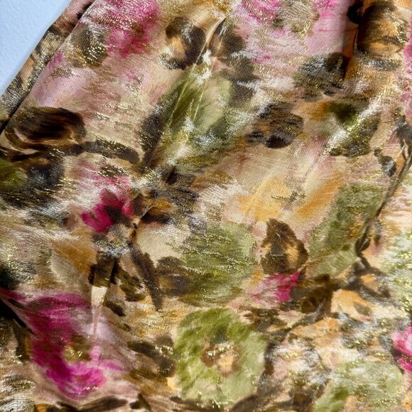 NATHALIE SLOCUM | Vintage 1950s Brocade Dress in Gold - XS - Picture 5 of 9